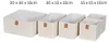 Hausleben, lot de 5 boîtes de rangement en tissu – Boîtes Voir les images du produit 3