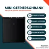 homeX FM1015-B Mini Gefrierschrank, Gefriertruhe klein - Produktbild-Vorschau 2