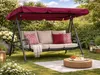 Hollywoodschaukel Dachbezug 200 x 145 cm Bordeaux Produktbild-Vorschau 3