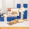 Puzzle 3D Prime Steam Express, ROKR, Drewno, 308 elementów Podgląd zdjęcia produktu 7