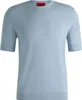 HUGO San Carl Strick-T-Shirt, Blau XL Produktbild-Vorschau 7