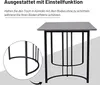 A table with a close-up inset of its base. Produktbild-Vorschau