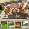 Gartentisch Callao, Akazienholz massiv & geölt, Produktbild-Vorschau 2
