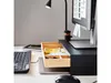 ELLOVEN Stojan na monitor se zásuvkou, antracitový IKEA Náhled obrázku produktu 5