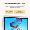 A close-up of a tablet displaying a butterfly image, with marketing text and feature callouts above. Podgląd zdjęcia produktu