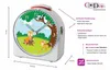 Kinder Wecker Motiv Waldtiere Kinderwecker weiß Produktbild-Vorschau 2