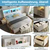 Flieks Jugendbett 140x200cm mit flexiblem Nachttisch, Produktbild-Vorschau 5