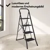 Infinity Goods Stabile Haushaltsleiter mit 3 Stufen – Produktbild-Vorschau 3