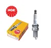 A spark plug and its packaging are displayed against a white background. Produktbild-Vorschau