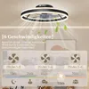 Stropní svítidlo HOMCOM s ventilátorem, 50cm stropní Náhled obrázku produktu 6