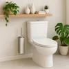 Relaxdays Toilettenbürste Wandmontage, zum Kleben, HxBxT: Produktbild-Vorschau 3