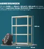 MONZANA® 2x Schwerlastregal 160x90x40cm 1400kg 4 Produktbild-Vorschau 5