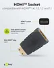 Goobay HDMI™ Adapter, vergoldet, HDMI™-Buchse (Typ A) > Produktbild-Vorschau 6