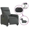 Massagesessel Elektrisch Dunkelgrau Stoff Produktbild-Vorschau 5