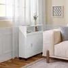 EUGAD Badezimmerschrank auf Rollen, aus MDF, 70x71,5x20 cm, Produktbild-Vorschau 9