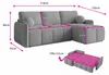 Ecksofa Nubo mit Schlaffunktion und Bettkasten - Produktbild-Vorschau 6