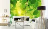 Fototapete - Green Leaves 375x250cm - Vliestapete Produktbild-Vorschau 2