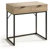 Tavolo consolle stile loft ELANO 2 cassetti 80 cm Rovere Anteprima dell’immagine prodotto 1