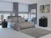 VBChome Kommode mit 3 Schubladen 70 x 40 x 77 cm Schwarz Produktbild-Vorschau 8