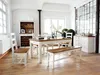Buffet Bodde mit Weinregal in Kiefer Massivholz Weiß / Produktbild-Vorschau 4