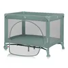 A green travel crib is shown against a white background. Náhľad obrázku produktu