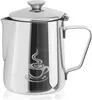 COM-FOUR® 350 ml Milchkännchen mit Deckel - Edelstahl Produktbild-Vorschau 1
