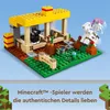 A LEGO Minecraft horse stable playset with figures and accessories. Podgląd zdjęcia produktu