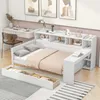 MODFU Schlafsofa Tagesbett 90x200cm mit Nachttischablage Produktbild-Vorschau 3
