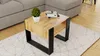 Moderner Couchtisch Eiche WOTAN 55x55 Cm Produktbild-Vorschau 3