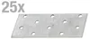 Alberts 847081 Connettore piatto, zincato sendzimir, 100 x Anteprima dell’immagine prodotto 4