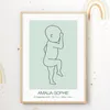 Geburtsposter personalisiert | Geschenk zur Geburt Produktbild-Vorschau 2