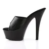 KISS-201 Damen Sandale von Pleaser, Schwarz Matt , EU 37, Produktbild-Vorschau 3