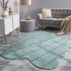 TT Home Wohnzimmer Teppich Unifarben Flauschig Modern Produktbild-Vorschau 3