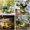 Gartenfiguren, Frosch Figuren Draußen Deko Solar Garten Produktbild-Vorschau 8