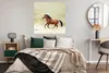 MuchoWow® Poster Pferd - Stoff - Sand 100x100 cm - Produktbild-Vorschau 4
