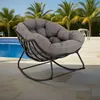 Lesli Living Schaukelsessel Cozy Stone anthrazit/light-grey Produktbild-Vorschau 3