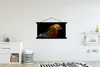 MuchoWow® Textilposter Vogel - Federn - Schwarz - Porträt Produktbild-Vorschau 2