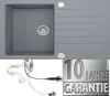 Granitspüle Grau Küchenspüle Granit Siphon Einbauspüle Produktbild-Vorschau 1