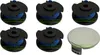 5 bobines de fil + capuchon pour Ryobi RLT 1825 1830 1831 Voir les images du produit 1