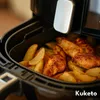 Kuketo | Silikonform Für Heißluftfritteuse 19,5 × 19,5 cm – Produktbild-Vorschau 3