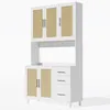 Flieks armoire haute, buffets avec portes en rotin, armoire Voir les images du produit 8