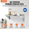 VEVOR 12" x 36" scaffale in acciaio inox, scaffale Anteprima dell’immagine prodotto 2