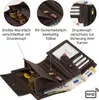 RFID Büffel Echt Leder Geldbörse Portemonnaie Herren mit Produktbild-Vorschau 6