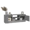 vidaXL TV skříňka s dvířky Grey Sonoma 102x30x36 cm Náhled obrázku produktu 4
