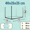 Aquarium Becken Rechteckig Glas Aquariumbecken Mini Produktbild-Vorschau 2