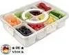 Snackschale mit Deckel Snackteller mit 8 Fächern Snack Produktbild-Vorschau 3