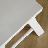 Sitzhocker ROSAL weiß - Hocker aus Paulowina Holz mit Produktbild-Vorschau 4