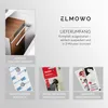 ELMOWO - Edelstahl Handtuchhalter ohne Bohren doppelt für 2 Produktbild-Vorschau 3