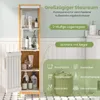 GOPLUS Badezimmerschrank, Hochschrank mit verstellbarem Produktbild-Vorschau 3