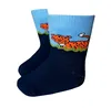 Kinder ABS-Socken aus Baumwolle Leopard Marine Größe 13-14 Produktbild-Vorschau 2